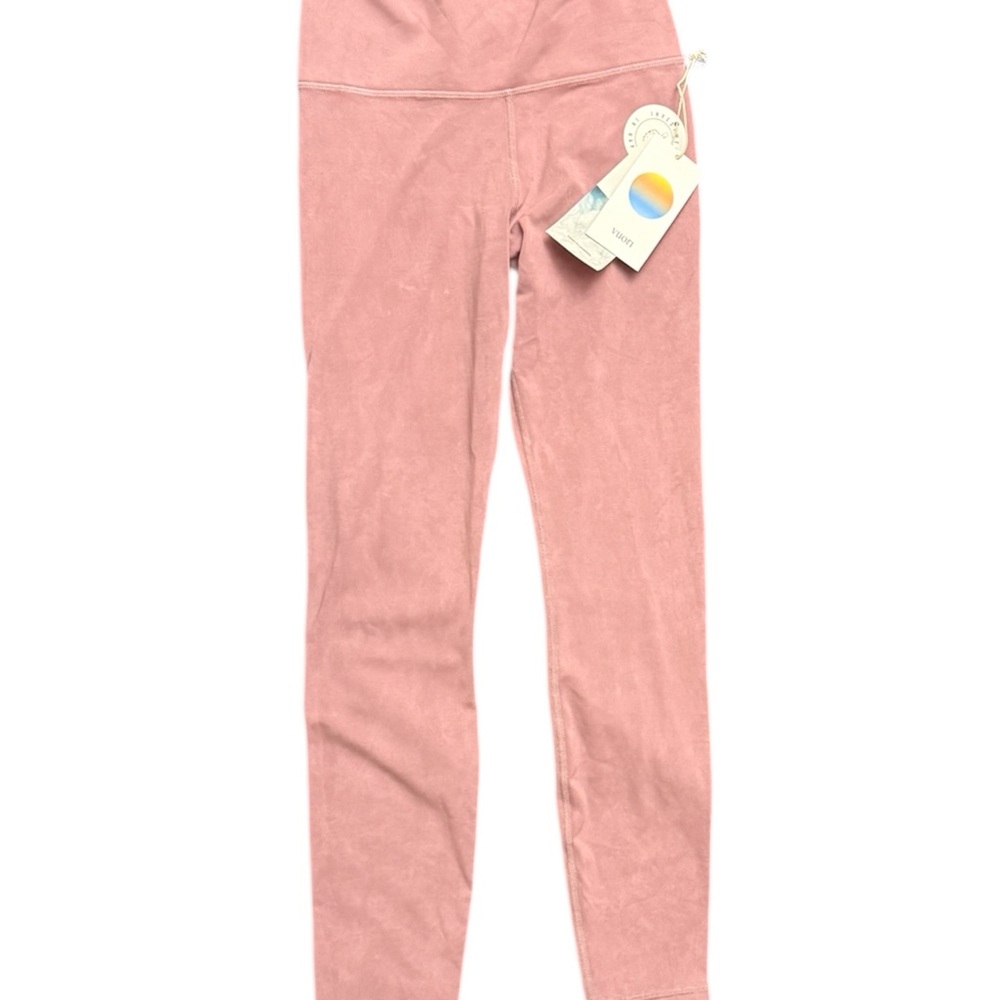 Vuori Women Washed Studio Legging Washed Marsala Pink Small $94 New